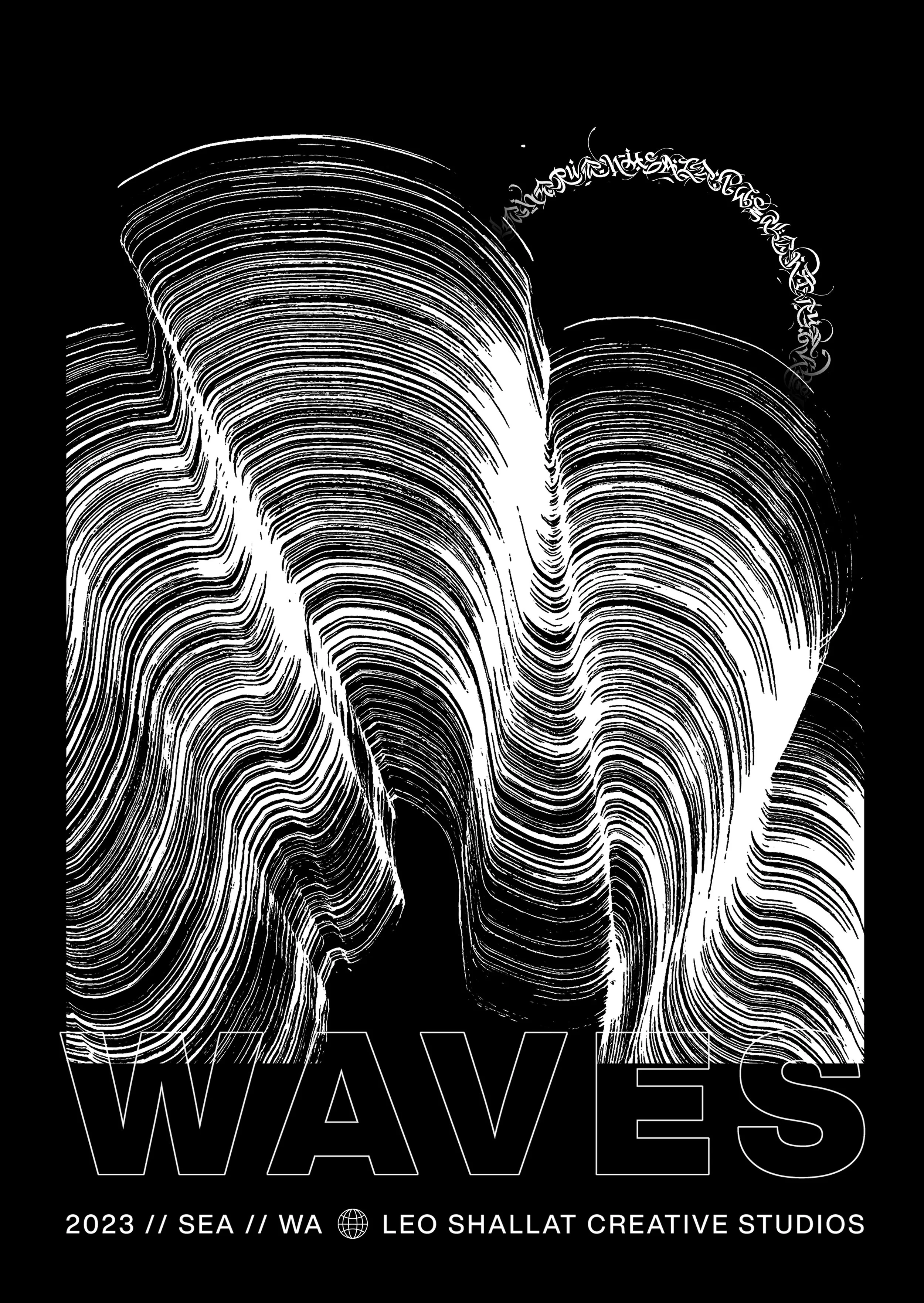 VALLAD WAVELOGO TEE(IO着用) Lサイズ 新品未開封 VALLAD WAVELOGO TEE【IO着用】【Mサイズ】新品未開封 2025年最新